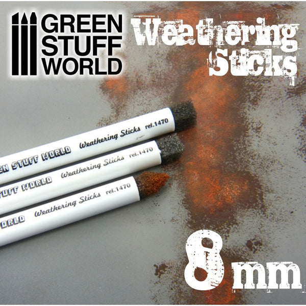 Weathering Sticks 8mm 3x